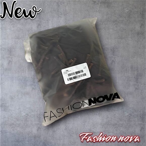 New NWT Fashion nova Sahara Mineral Wash Maxi Skirt - Brown - Small - Picture 9 of 9
